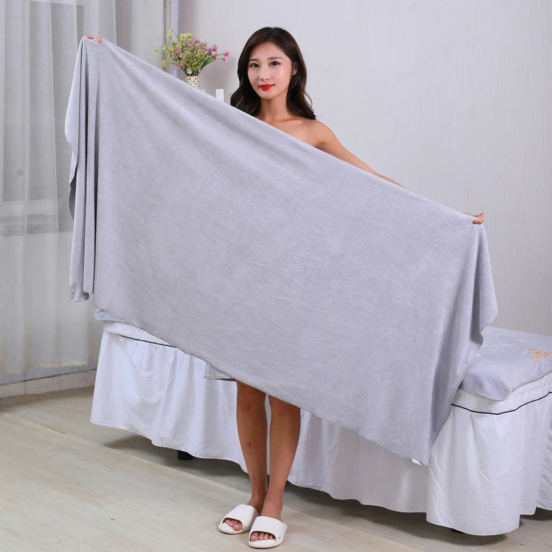Toalha Super Absorvente e de Secagem Rápida 180x200cm, Toalha de Banho Luxuosa Super Grande - Toalha de Banho Super Macia para Usar