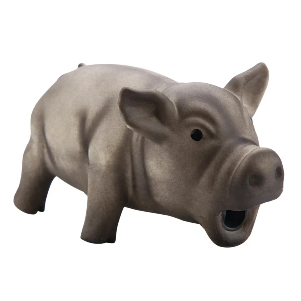 Cão bonito mastigar brinquedos de borracha som porco rangido látex brinquedos para animais de estimação para cão rangendo mastigar treinamento filhote de cachorro suprimentos produtos para animais de estimação