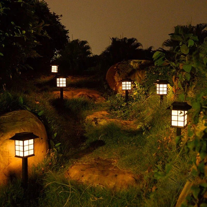 LED Solar Lawn Light para exterior, impermeável Path Light, Jardim e Estrada, Decoração de Pátio, Luminárias de Paisagem, IP65