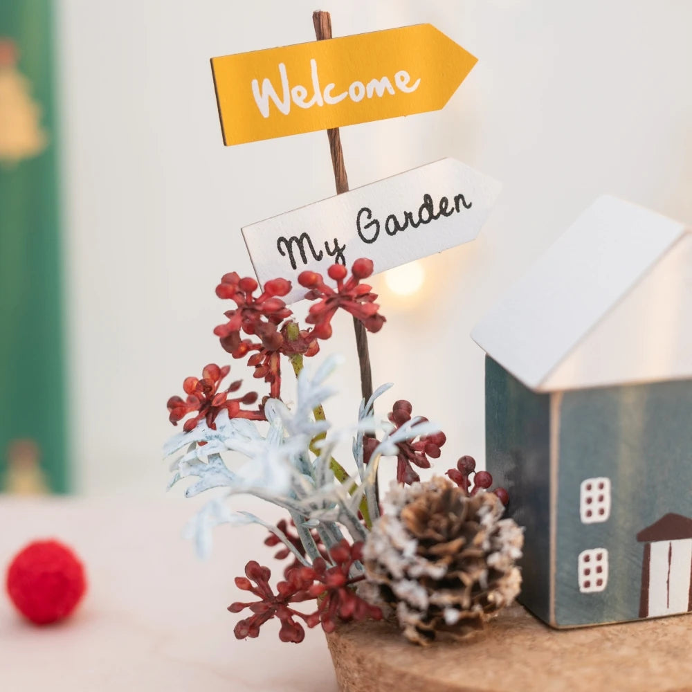 Casas e Acessórios Colecionáveis de Natal: Enfeites de Figuras, Cenas de Mesa de Casa de Madeira de Inverno, Decoração de Mesa para Feriados e Casa