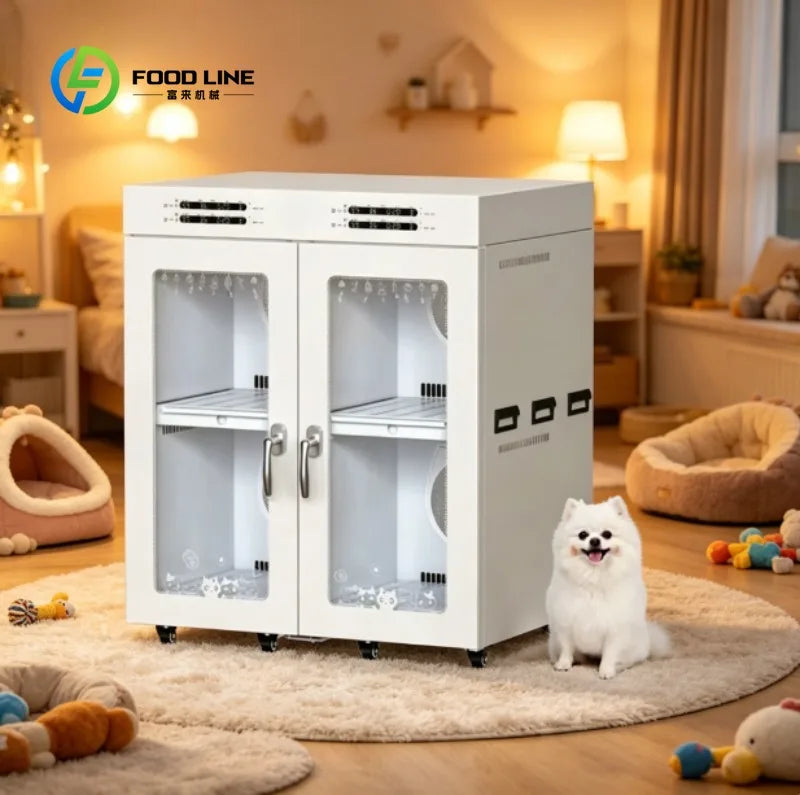 Secador de Pelos para Cães e Gatos, Soprador Potente para Tosa, Motor Silencioso, Múltiplas Configurações de Velocidade, Secagem Rápida para Pelos Grossos e Longos