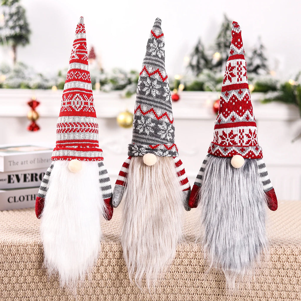 Natal garrafa de vinho capa feliz natal decorações para casa 2025 navidad noel natal ornamentos presente de natal feliz ano novo 2026