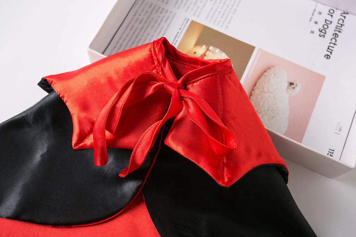 Halloween Vampire Cloak para Pet, Fantasias Cosplay para Cachorro Pequeno, Gato, Gatinho, Vestido de Cachorrinho, Roupas Kawaii, Acessórios para Gato, Bonito