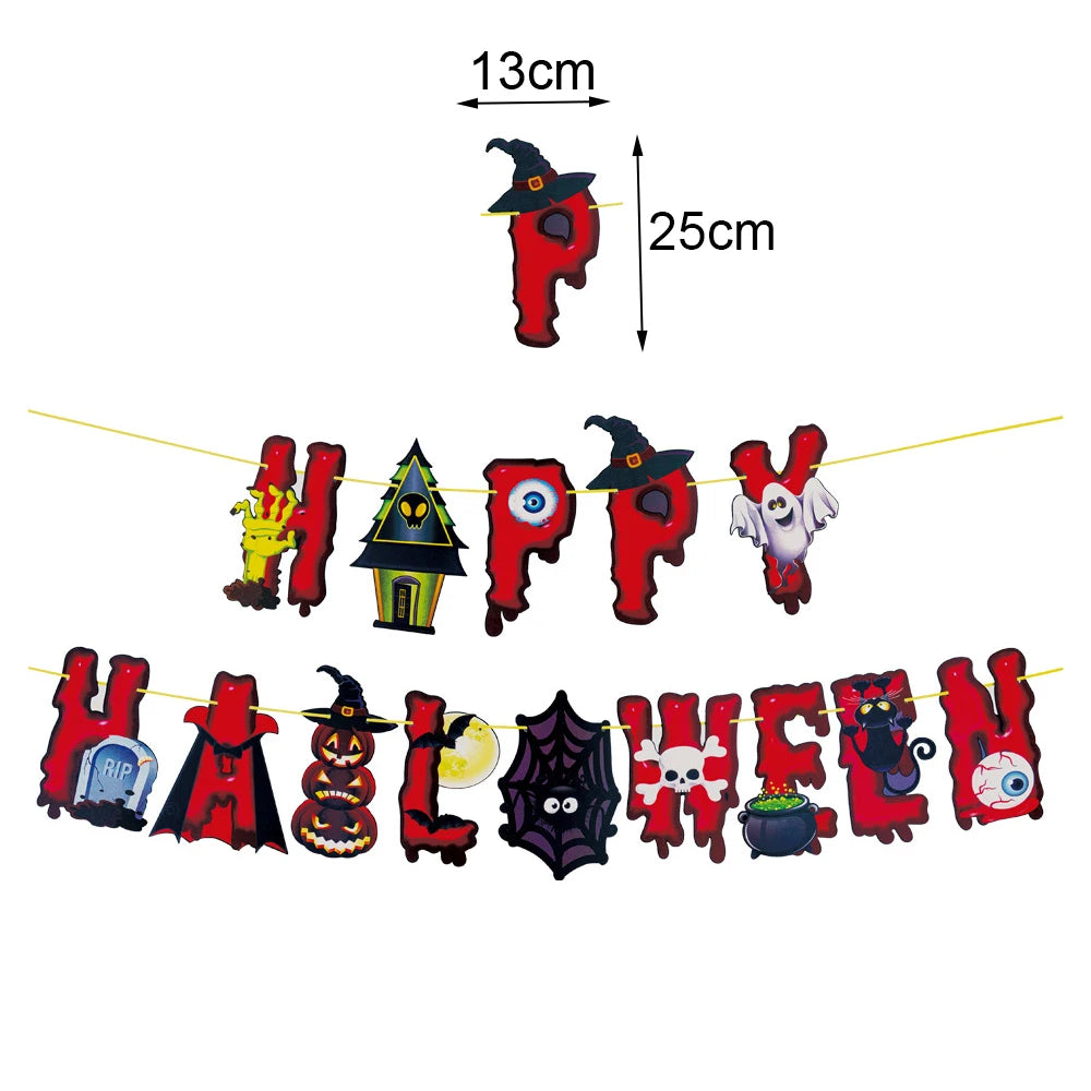Halloween cupcake toppers assustador fantasma crânio abóbora bolo festa decoração aranha web cupcake envoltório festa de halloween decoração suprimentos