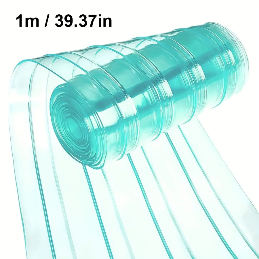 Cortinas de isolamento transparentes à prova d'água para animais de estimação no inverno, cortina de porta de PVC, aba de porta para cães recortável para casa de cachorro DIY