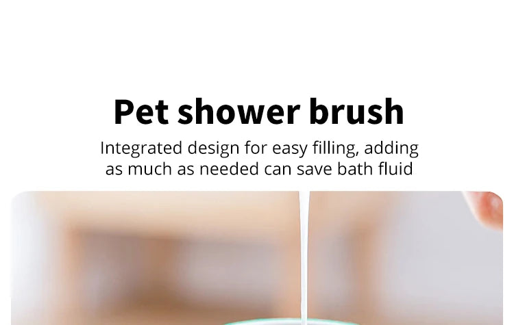 Escova de banho para animais de estimação, massageador de silicone macio, gel de banho, ferramentas limpas, pente, limpeza de cães e gatos, suprimentos de limpeza