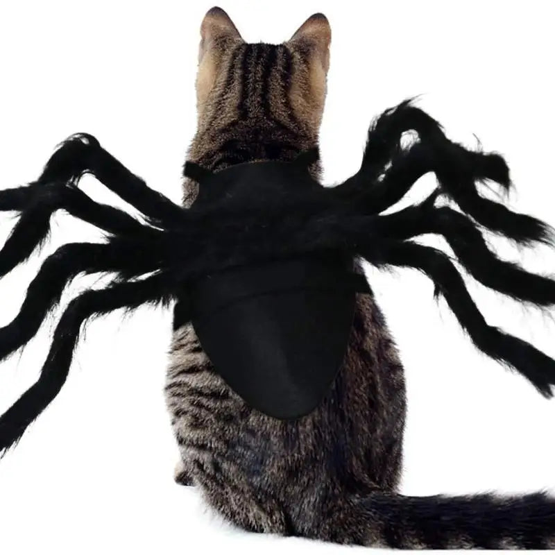 Novo # Fantasia de Halloween para Cães e Gatos, Traje de Aranha, Roupa de Transformação, Fantasia Engraçada para Cosplay, Vestido para Cães e Gatos