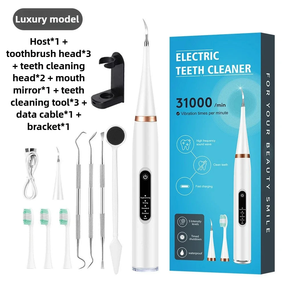 Pet ultra sônico limpador de dentes filhote de cachorro escova de dentes cão aliciamento escova de dentes elétrica para limpeza oral animais de estimação cães acessórios Kasa & Pet