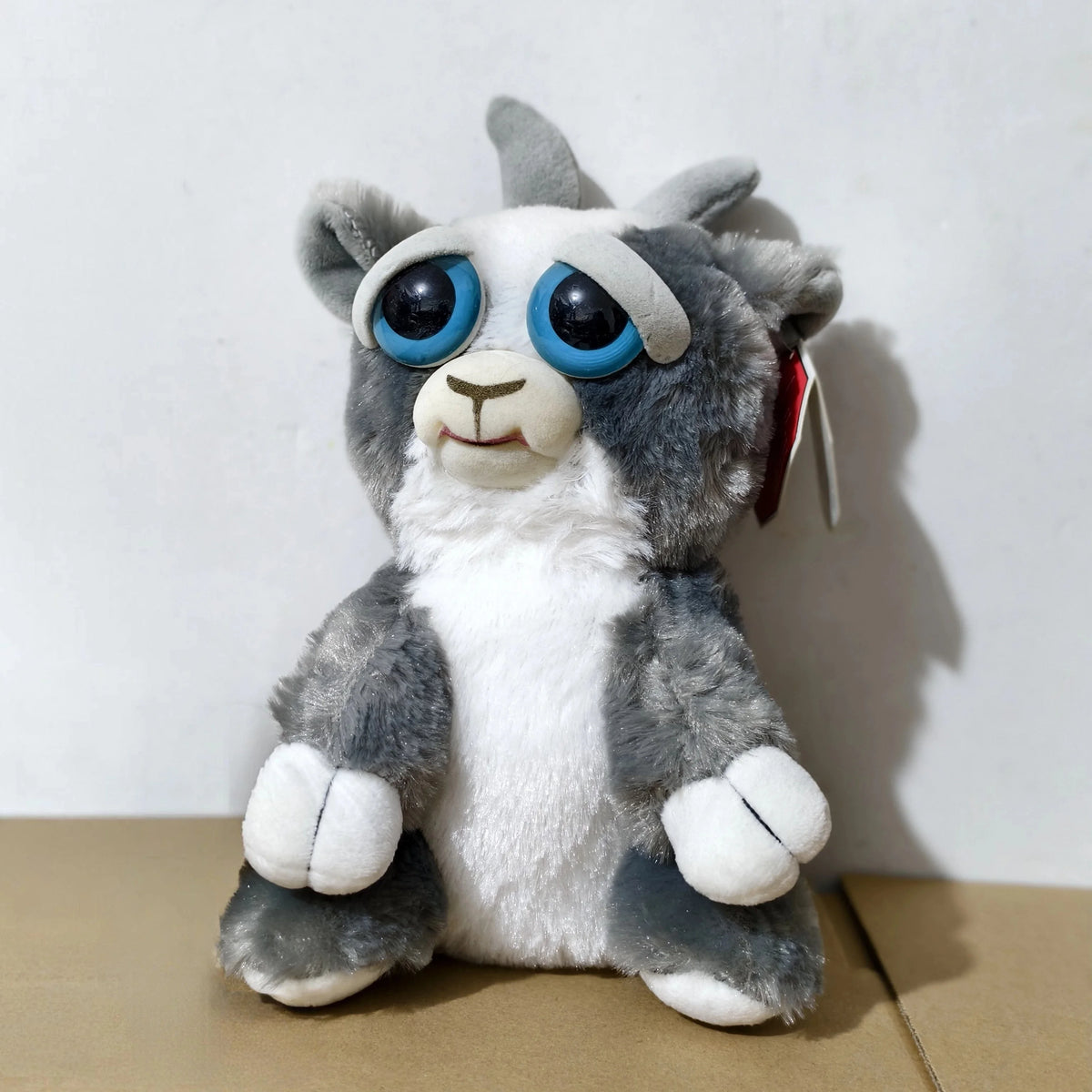 Boneco de Animal de Tamanho Médio Feisty Pets, Panda com Rosto Intercambiável, Brinquedo Interativo para Crianças Kasa & Pet