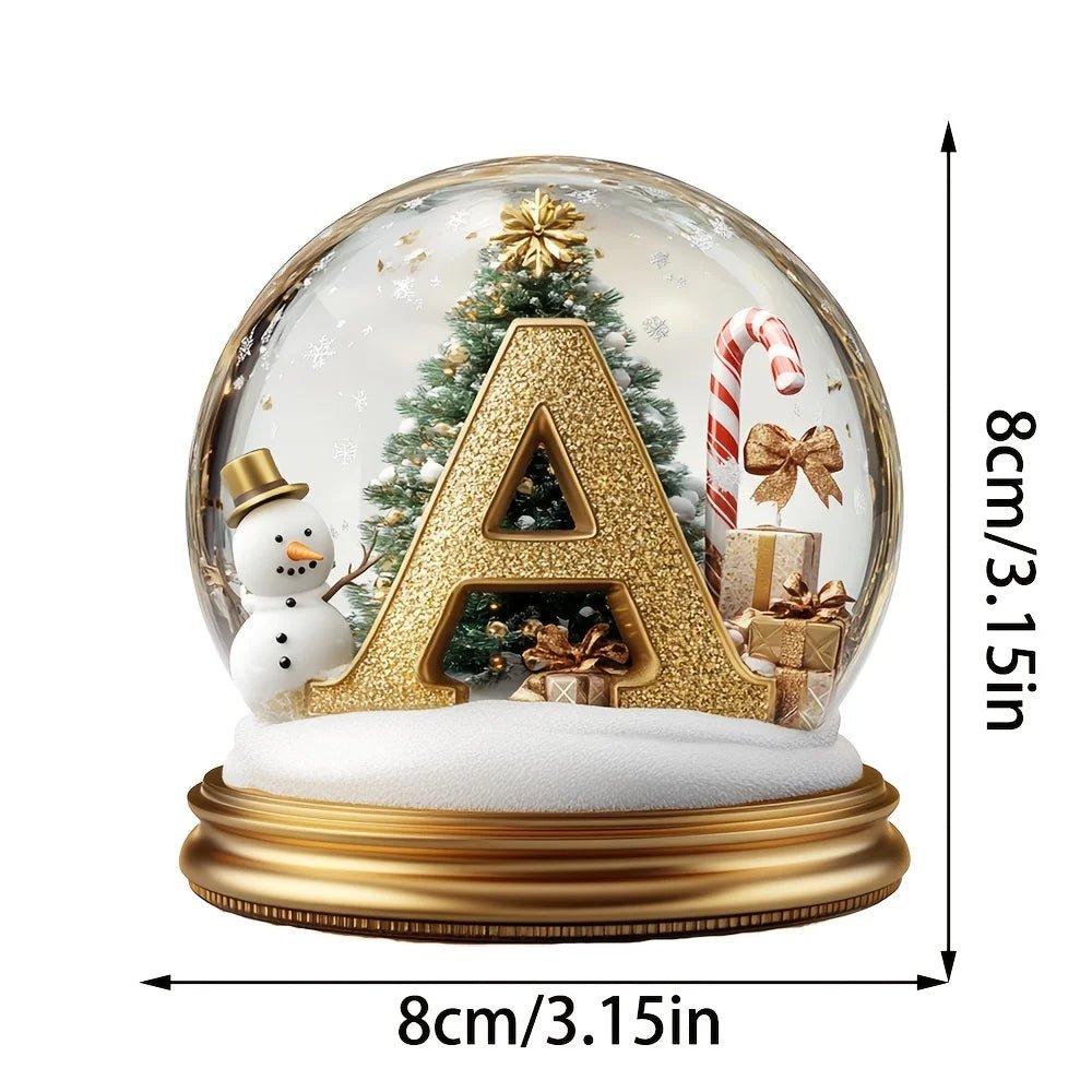 Decorações de árvore de natal letras mistas ornamento de mesa família retrato decoração fazenda férias decoração de mesa acrílico