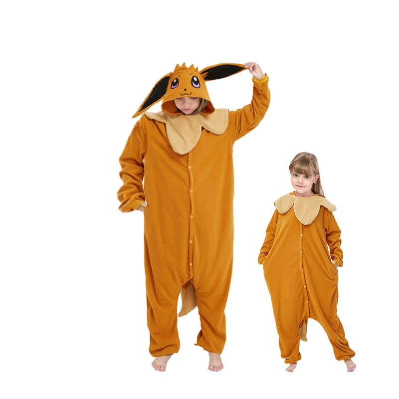 Pijama dos desenhos animados com zíper para crianças, Traje Kigurumi para crianças, Cosplay de Halloween Monstro Abóbora, Onesie Animal