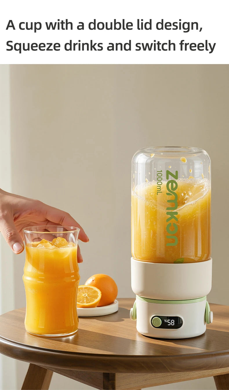 1000ml liquidificador portátil usb espremedor elétrico misturadores de frutas casa smoothies misturador multifuncional máquina fabricante suco liquidificador