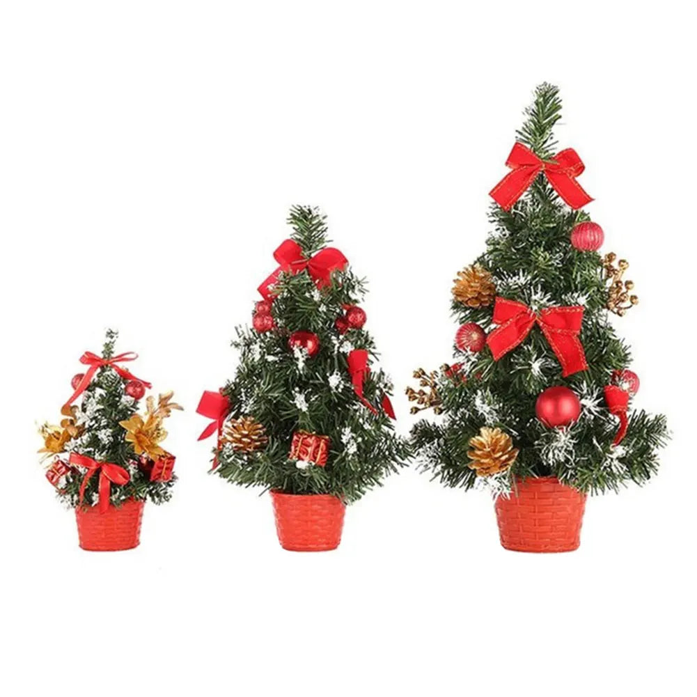 Árvore de Natal LED de 20/30/40cm para Decoração de Casa, Quarto e Festas, Árvore de Natal Artificial, Presente de Ano Novo para Crianças DIY ﻿