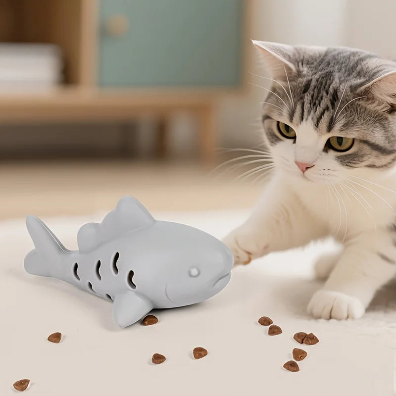 Brinquedo interativo para cães e gatos, design durável e resistente à mordida, esconder alimentos e moagem de dentes, entretenimento para animais de estimação pequenos, 1 peça