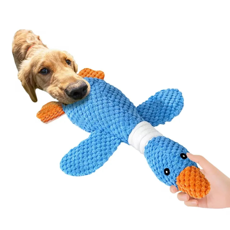 Brinquedos Indestrutíveis para Animais de Estimação para Gatos e Cães que Mastigam Fortemente, Brinquedo Interativo de Pelúcia com Som para Gatos e Cães