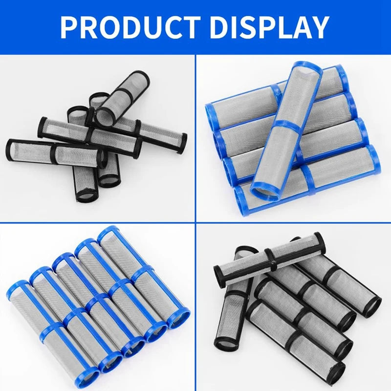 Airless pintura pulverizador filtro Manifold, bomba filtro Manifold, 246384, 60Mesh, 246382, 100Mesh, 12pcs, 390, 395, 490, 495,