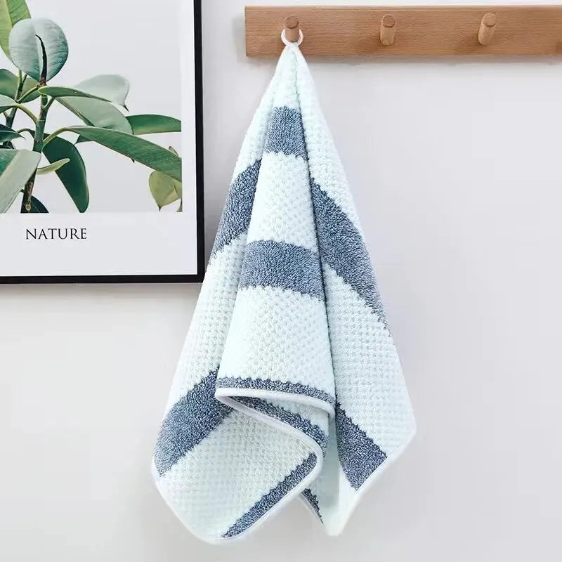 Toalha de banho multiuso do algodão, toalhinha, cor sólida, macia, absorvente, uso para o hotel, banheiro