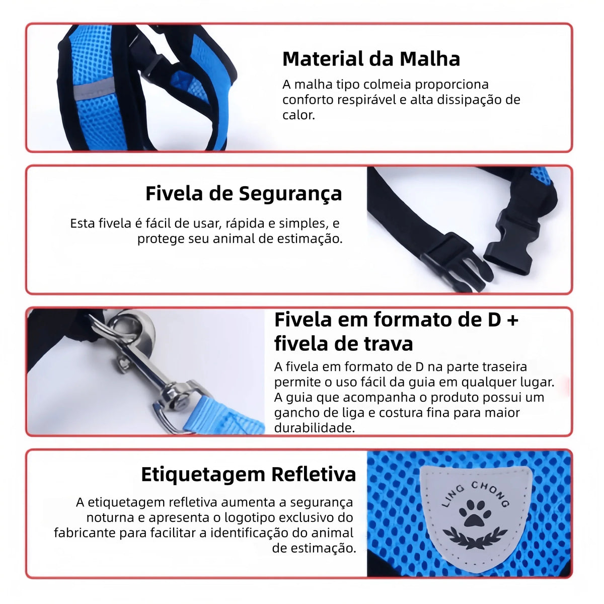 120 cm Traction Rope + Vest Type Leashes For Pet Small And Medium Tract Leashes Kit