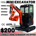 Escavadeira personalizada com motor EURO 5 EPA, 1,2 toneladas, 1,8 toneladas, motor Kubota, miniescavadeira, cabine multifuncional, entrega rápida - Kasa & Pet