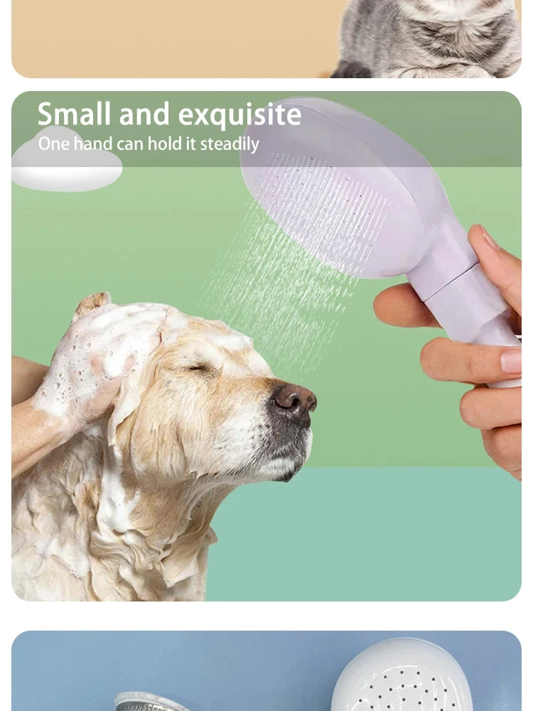 Aspersor de torneira multifuncional-extensor de cabeça de chuveiro com filtro de drenagem e mangueira, ferramenta de limpeza de pia para banheiro, suporte de banho para animais de estimação