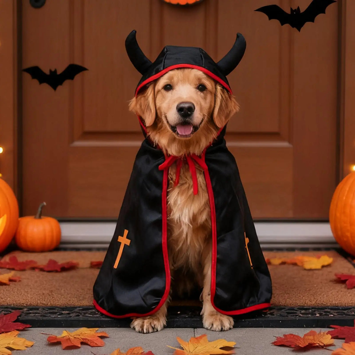 Halloween gato cão trajes engraçado filhote de cachorro manto cão trajes para festa de halloween filhote de cachorro foto adereços grande raça foto adereços