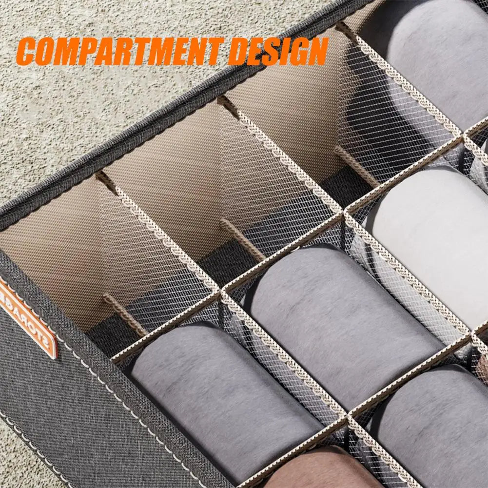 Organizadores de Roupa Íntima, Caixa de Armazenamento para Meias e Sutiãs, Organizador de Gavetas, Armazenamento de Roupas, Caixa de Armazenamento Classificada para o Lar