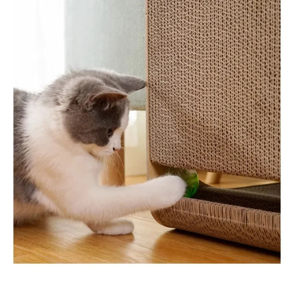 Raspador para gatos, papelão grande/pequeno em forma de l, resistente ao desgaste, resistente a arranhões, poste de arranhar, brinquedo para gatos, animais de estimação, acessórios para gatos