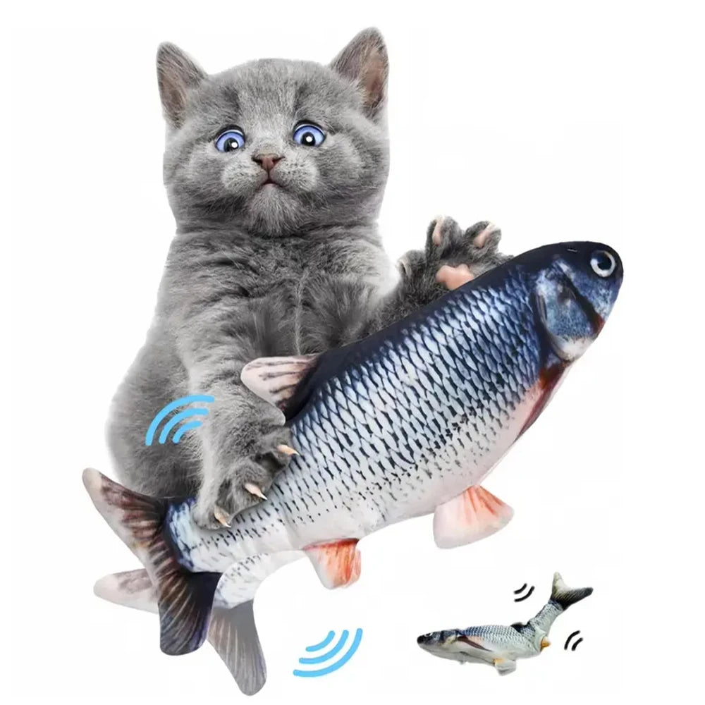 Brinquedo Interativo Para Gato Com Carregamento USB, Som Realista E Bola Automática Para Estimulação Física