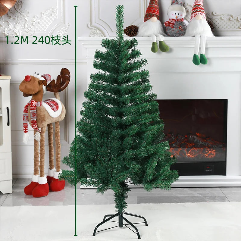 Ano novo noel navidad presente 180cm árvore de natal artificial cedro abeto pinho pvc árvores de natal casa decorações de natal