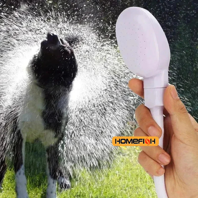Aspersor de torneira multifuncional-extensor de cabeça de chuveiro com filtro de drenagem e mangueira, ferramenta de limpeza de pia para banheiro, suporte de banho para animais de estimação