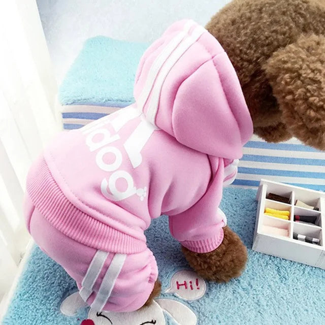 Roupa para animais de estimação roupas para cães pequenos cães médios roupa para cachorro com capuz moletom