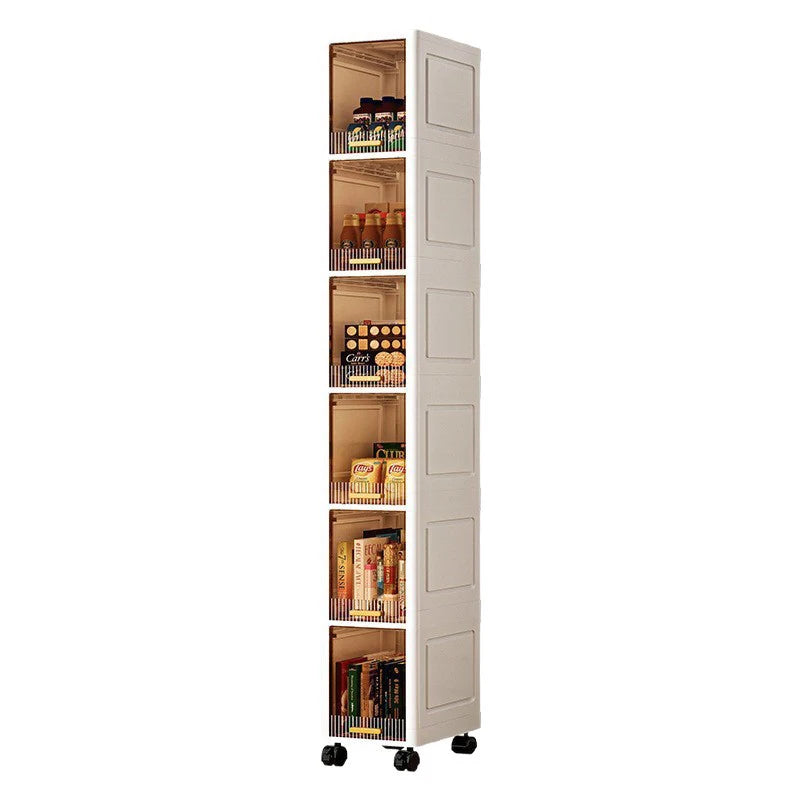 maverawhite amingoldable armário de armazenamento organizador do banheiro fino armário organizador rack despensa armário armazenamento