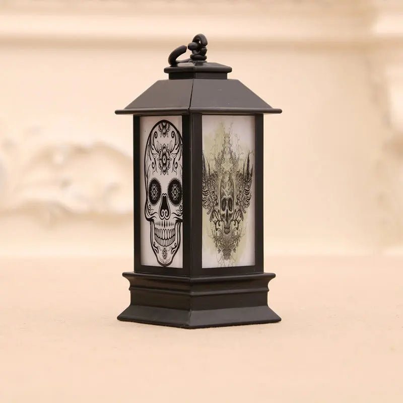 Halloween portátil lanternas led bruxa castelo fantasma abóbora decoração para festas eventos farol-inspirado atmosfera presente perfeito - Kasa & Pet