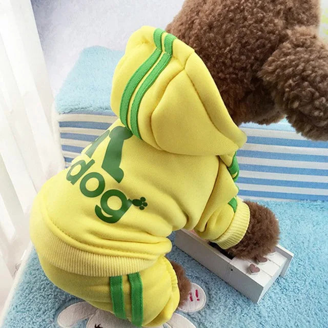 Roupa para animais de estimação roupas para cães pequenos cães médios roupa para cachorro com capuz moletom