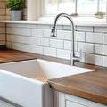 High Arc Single Handle Stainless Steel Brushed Nickel Kitchen Faucet with Pull Down Sprayer