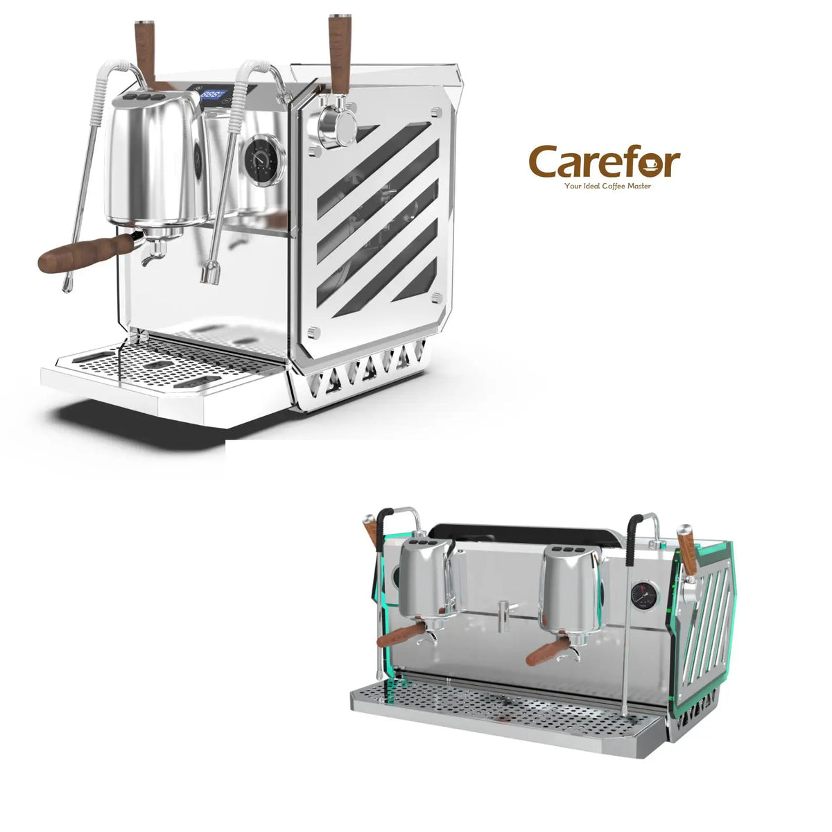 Cafeteira comercial de aço inoxidável com concentração totalmente automática