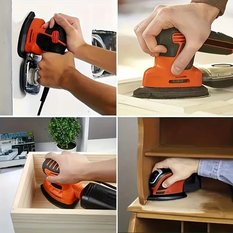 15/30 peças almofada de substituição de lixadeira de papel de lixa de detalhe de mouse para variedade de folhas de lixadeira de mouse de 140mm