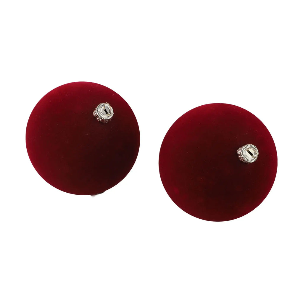 9 pçs 10cm bola de natal ornamentos árvore de natal pendurado pano de veludo bolas decorativas festa em casa decoração da árvore de natal ano novo
