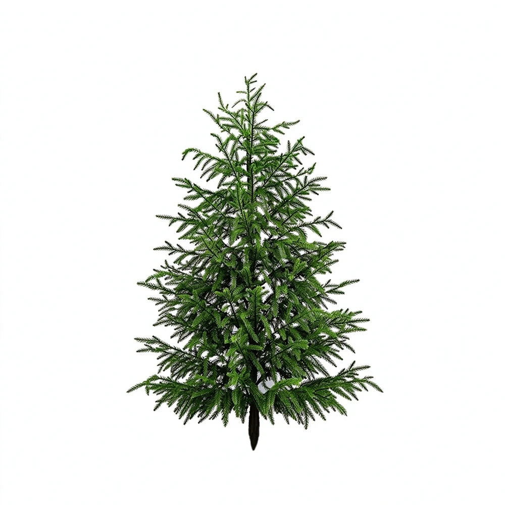 Árvore de Natal Artificial de Pinheiro Norfolk de 60CM, Planta Falsa Impermeável para Jardim, Quintal, Varanda, Decoração de Férias de Inverno