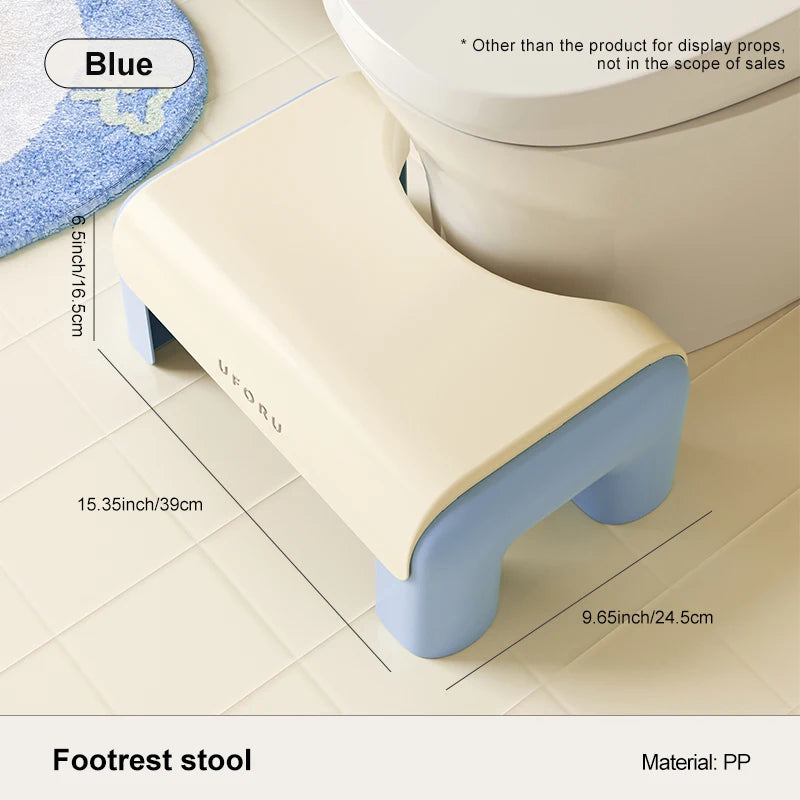 Banqueta para vaso sanitário UFORU, apoio para os pés doméstico, espessada, resistente e antiderrapante, ferramenta para agachamento de adultos.
