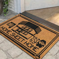 Tapete de porta estilo pixel VIKAMA - Durável e resistente a manchas - Tapete de entrada interno e externo - Tapete decorativo para casa