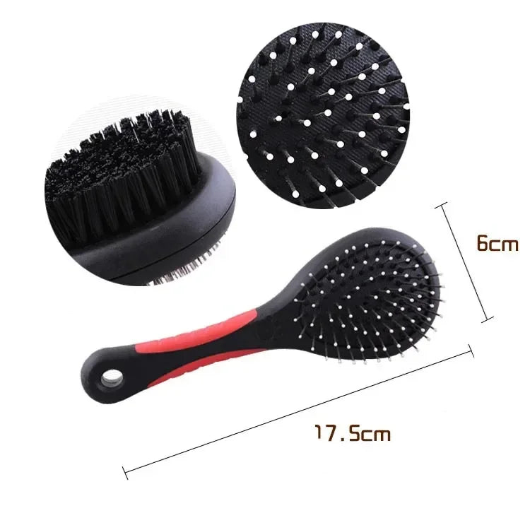 Pet Conjunto De Limpeza De Cerdas, Cães e Gatos Slicker Brush, Nail Clipper File, Depilação, Luvas, Flea Combs