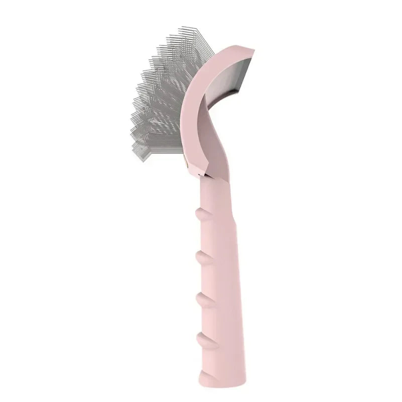 Cão aliciamento pente derramar cabelo remover agulha escova slicker massagem nó aberto pente ferramenta de cabelo grande cão suprimentos para animais de estimação acessórios