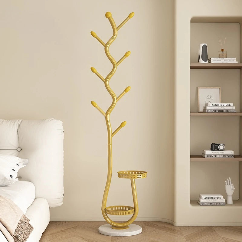 Cabide removível para sala de estar, rack de secagem de pólo único doméstico, suporte para bolsa suspensa de ramo de quarto, cabide suspenso de ardósia francesa