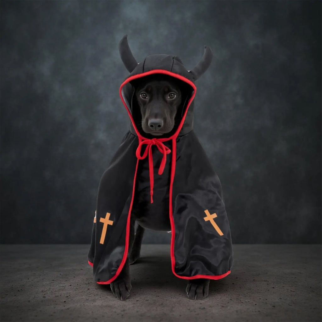 Halloween gato cão trajes engraçado filhote de cachorro manto cão trajes para festa de halloween filhote de cachorro foto adereços grande raça foto adereços