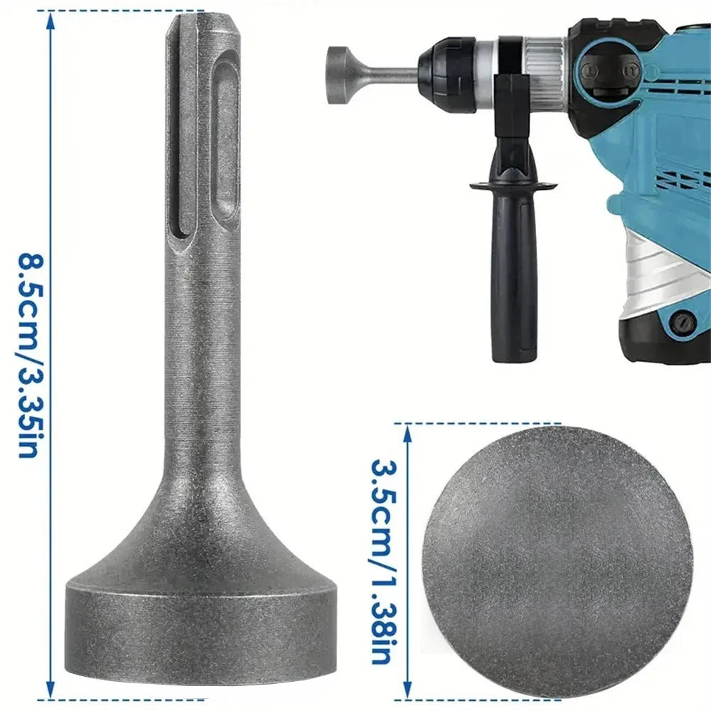 1 conjunto de driver de haste de aterramento, 85mm, aço resistente, resistente ao desgaste, ampla compatibilidade, soquete de brocas de haste de aterramento para rotar