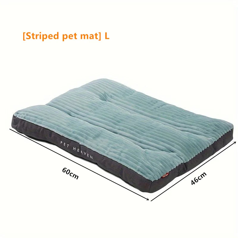 Cama para Cães para Dormir, Tapete Universal para Animais de Estimação para Todas as Estações com Capa Removível e Lavável, Almofada para Gatos Resistente a Mordidas, Brinquedo Interativo para Brincar Sozinho
