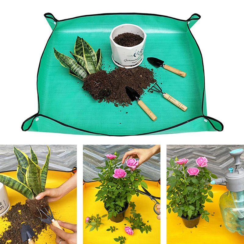 Conjunto de Ferramentas de Jardinagem Mini Portátil 3 Peças/1 Conjunto com Cabos, Pá e Rastelo para Jardinagem Interna e Plantio de Flores