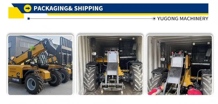 Empilhadeira Telescópica Hidráulica 4X4 Personalizada com Capacidade de 3 Toneladas, 4 Toneladas e 5 Toneladas com Motor EPA à Venda