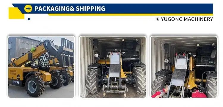 Empilhadeira Telescópica Hidráulica 4X4 Personalizada com Capacidade de 3 Toneladas, 4 Toneladas e 5 Toneladas com Motor EPA à Venda